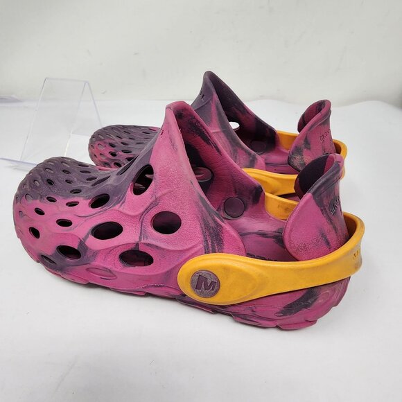 Merrell Kids Size 2 Hydro Moc Water Shoes Purple Pink Slip On Youth - Picture 8 of 9